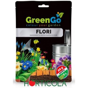 Îngrășământ solubil GreenGO pentru flori