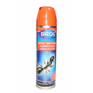 Spray împotriva furnicilor și gândacilor cu aerosol, 210/150 ml BROS